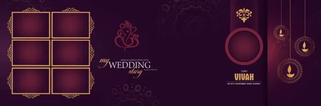 PSD Wedding Album Design