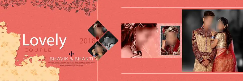 Wedding Album Design PSD Free Download 12X36 2018 HD