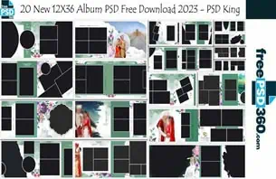 12X36 Album PSD Free Download 2023