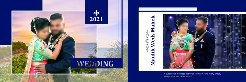 Wedding Album Design PSD Free Download 12X36 Zip