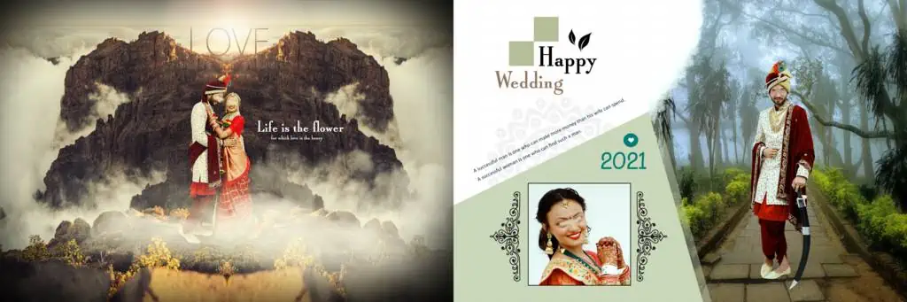 Wedding Album Design PSD Free Download 12X36 Zip 2021